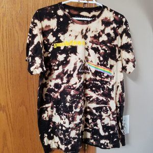 Pink Floyd Graphic Tie Dye T Shirt   Size L